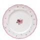 Prato 27cm  Raso Florescer Rosa Cerâmica